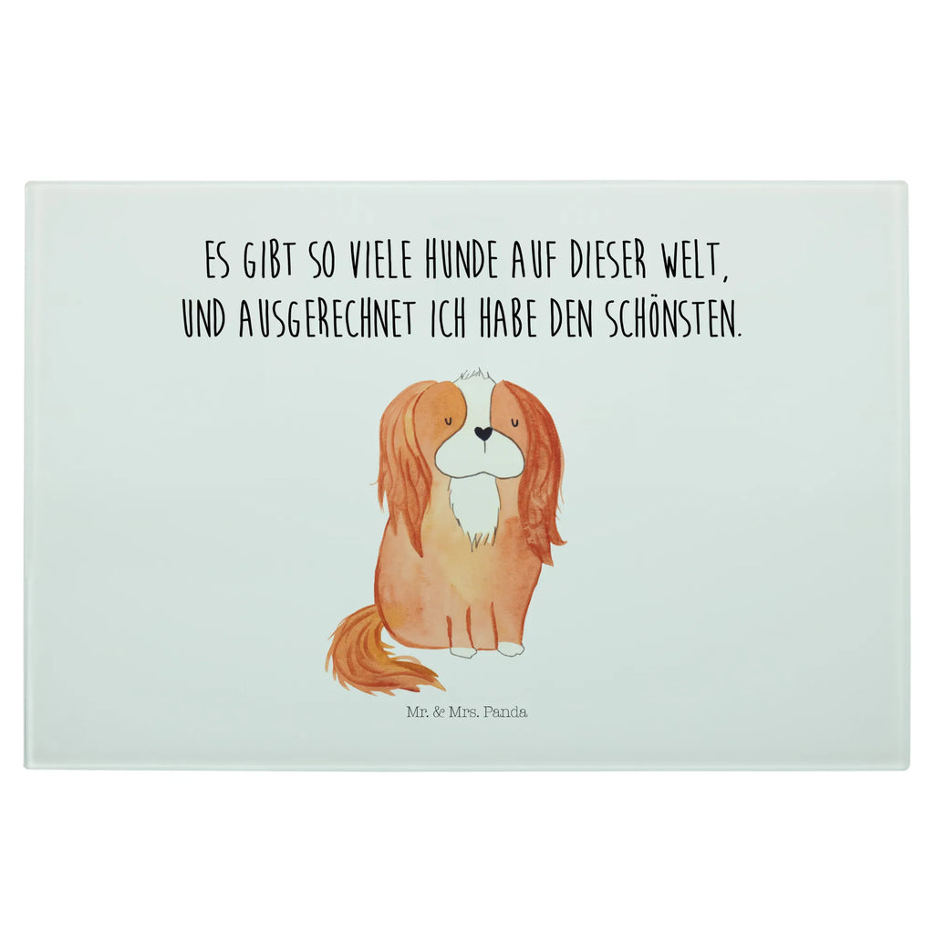 Glasschneidebrett Hund Cavalier King Charles Spaniel Glasschneidebrett, Schneidebrett, Hund, Hundemotiv, Haustier, Hunderasse, Tierliebhaber, Hundebesitzer, Sprüche, Cavalier King Charles Spaniel, Cockerspaniel, Spaniel, Spruch, schönster Hund