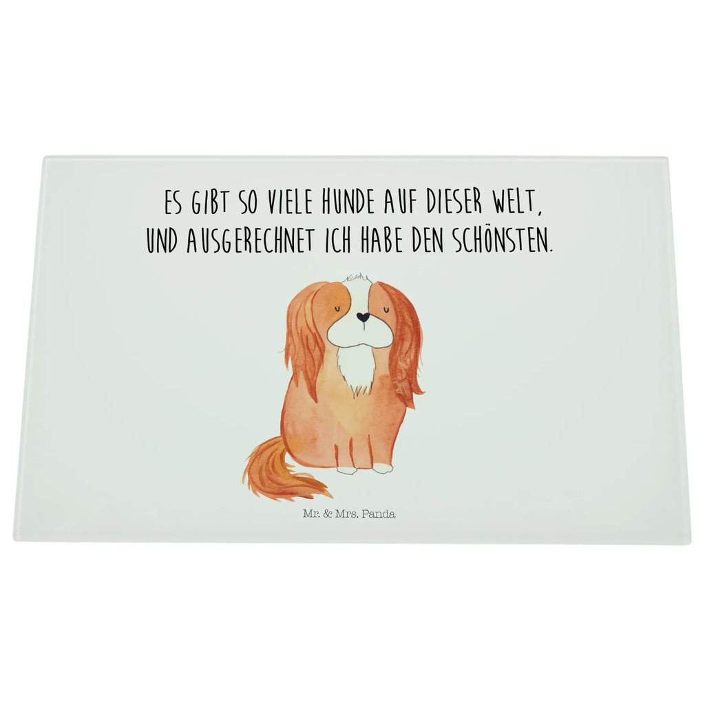 Glasschneidebrett Hund Cavalier King Charles Spaniel Glasschneidebrett, Schneidebrett, Hund, Hundemotiv, Haustier, Hunderasse, Tierliebhaber, Hundebesitzer, Sprüche, Cavalier King Charles Spaniel, Cockerspaniel, Spaniel, Spruch, schönster Hund