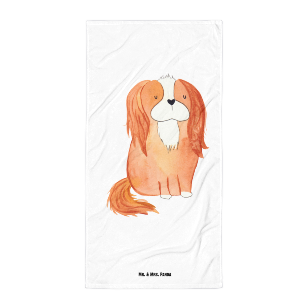 XL Badehandtuch Hund Cavalier King Charles Spaniel Handtuch, Badetuch, Duschtuch, Strandtuch, Saunatuch, Hund, Hundemotiv, Haustier, Hunderasse, Tierliebhaber, Hundebesitzer, Sprüche, Cavalier King Charles Spaniel, Cockerspaniel, Spaniel, Spruch, schönster Hund