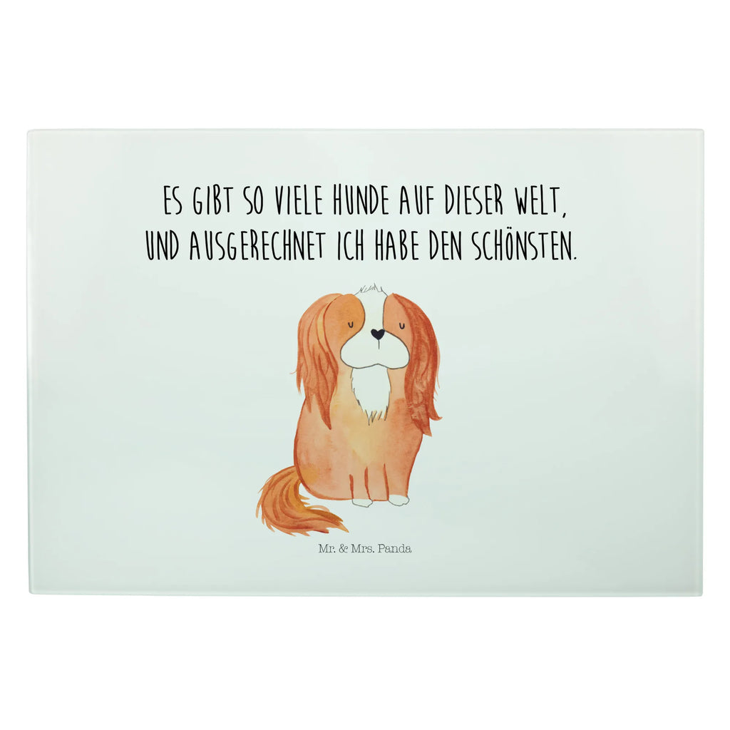 Glasschneidebrett Hund Cavalier King Charles Spaniel Glasschneidebrett, Schneidebrett, Hund, Hundemotiv, Haustier, Hunderasse, Tierliebhaber, Hundebesitzer, Sprüche, Cavalier King Charles Spaniel, Cockerspaniel, Spaniel, Spruch, schönster Hund