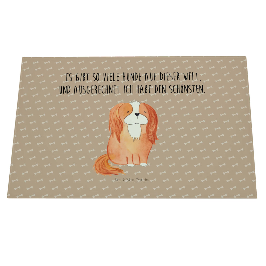 Glasschneidebrett Hund Cavalier King Charles Spaniel Glasschneidebrett, Schneidebrett, Hund, Hundemotiv, Haustier, Hunderasse, Tierliebhaber, Hundebesitzer, Sprüche, Cavalier King Charles Spaniel, Cockerspaniel, Spaniel, Spruch, schönster Hund