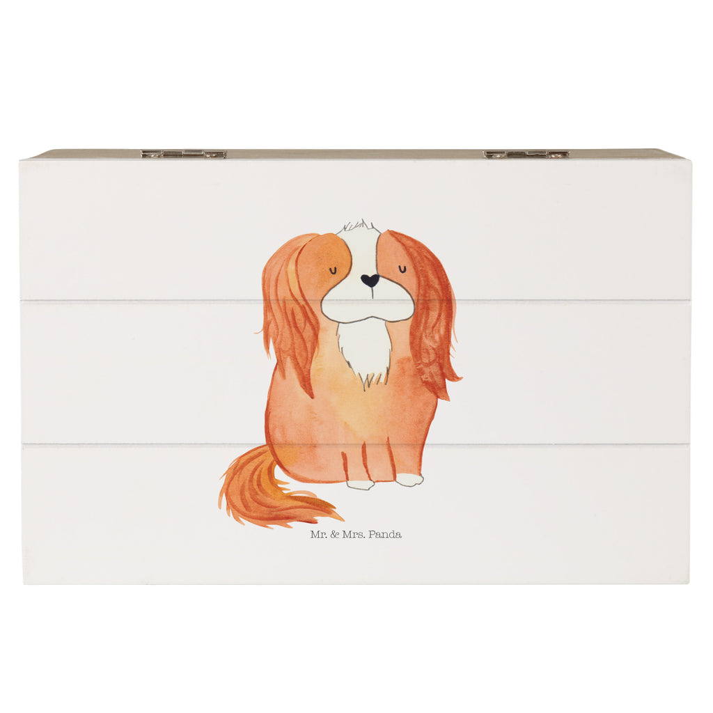 Holzkiste Hund Cavalier King Charles Spaniel Holzkiste, Kiste, Schatzkiste, Truhe, Schatulle, XXL, Erinnerungsbox, Erinnerungskiste, Dekokiste, Aufbewahrungsbox, Geschenkbox, Geschenkdose, Hund, Hundemotiv, Haustier, Hunderasse, Tierliebhaber, Hundebesitzer, Sprüche, Cavalier King Charles Spaniel, Cockerspaniel, Spaniel, Spruch, schönster Hund