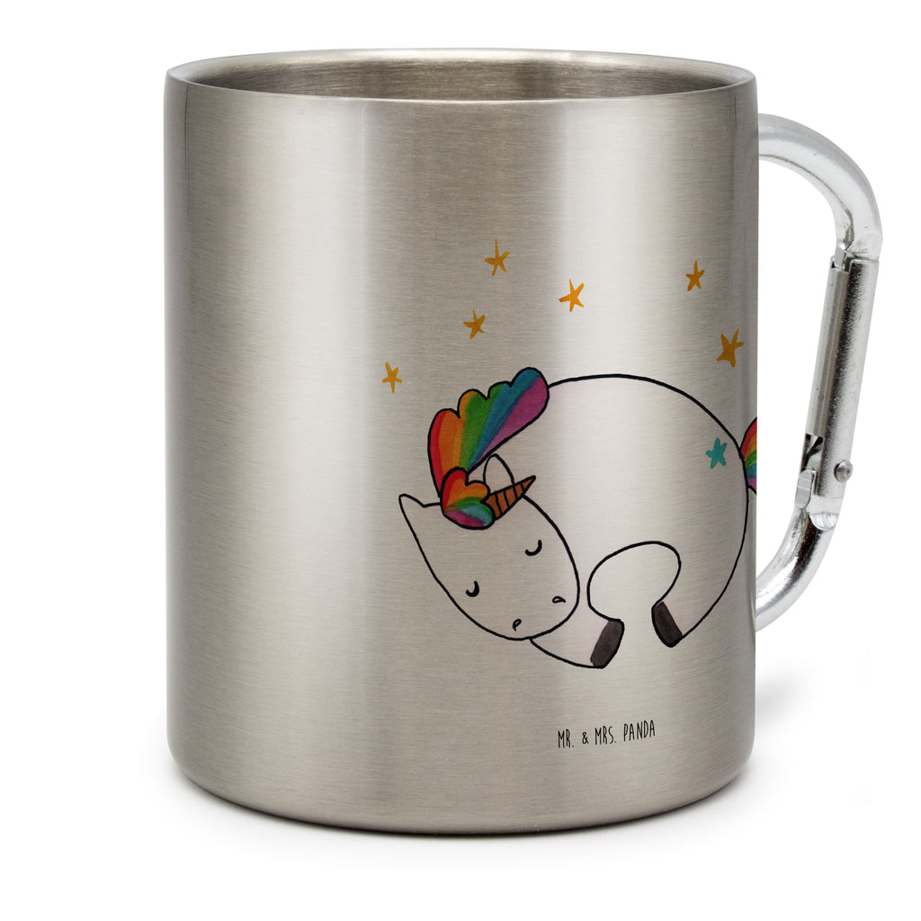 Edelstahlbecher Einhorn Nacht Edelstahltasse, Karabiner, Edelstahlbecher, Outdoor, Camping, Tasse, Becher, Einhorn, Einhörner, Einhorn Deko, Pegasus, Unicorn, Träume, Traum, unicorn, Realität, Menschen, Geschenk, Ruhe, Freundin