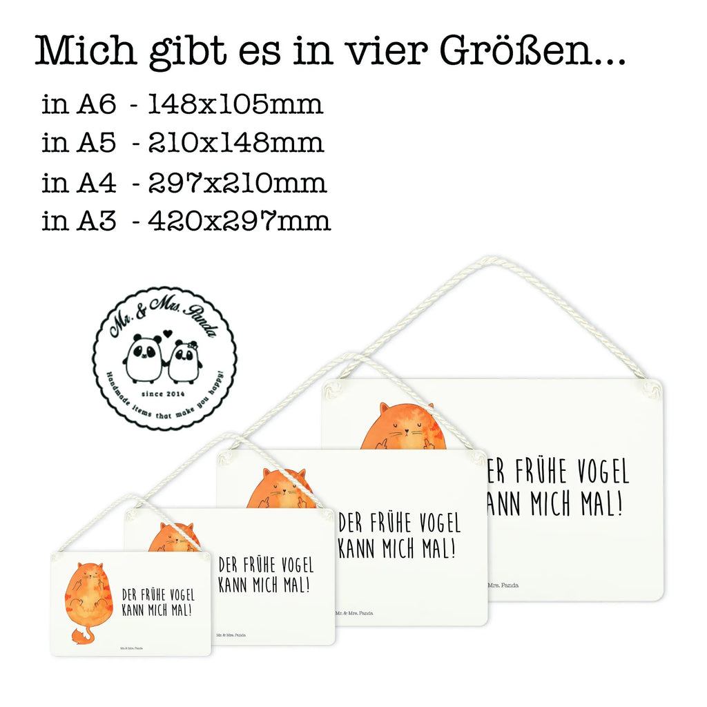 Deko Schild Katze Frühaufsteher Dekoschild, Deko Schild, Schild, Tür Schild, Türschild, Holzschild, Wandschild, Wanddeko, Katze, Katzenmotiv, Katzenfan, Katzendeko, Katzenfreund, Katzenliebhaber, Katzenprodukte, Katzenartikel, Katzenaccessoires, Katzensouvenirs, Katzenliebhaberprodukte, Katzenmotive, Der frühe Vogel kann mich mal, Morgenmuffel, Frühaufsteher, Kaffee, Katzen, Kater, Mietze