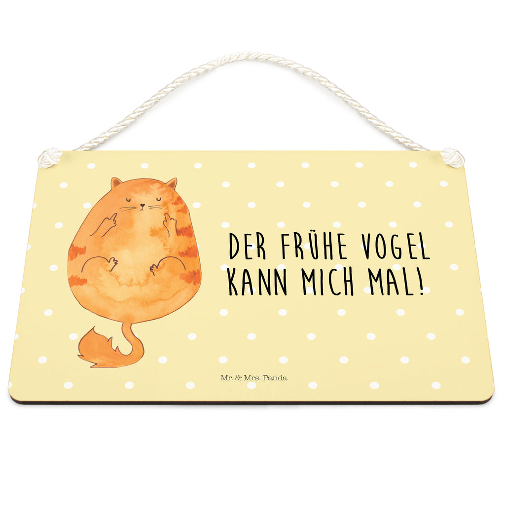 Deko Schild Katze Frühaufsteher Dekoschild, Deko Schild, Schild, Tür Schild, Türschild, Holzschild, Wandschild, Wanddeko, Katze, Katzenmotiv, Katzenfan, Katzendeko, Katzenfreund, Katzenliebhaber, Katzenprodukte, Katzenartikel, Katzenaccessoires, Katzensouvenirs, Katzenliebhaberprodukte, Katzenmotive, Der frühe Vogel kann mich mal, Morgenmuffel, Frühaufsteher, Kaffee, Katzen, Kater, Mietze