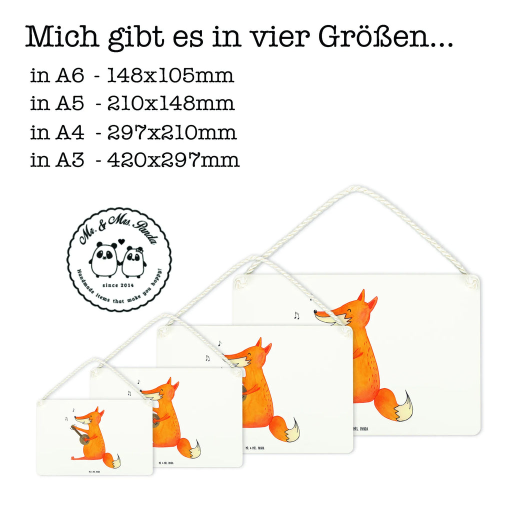 Deko Schild Fuchs Gitarre Dekoschild, Deko Schild, Schild, Tür Schild, Türschild, Holzschild, Wandschild, Wanddeko, Fuchs, Füchse, Geschenk Musiker, Musik Spruch, Musikerin, Sänger, Sängerin, Gitarre