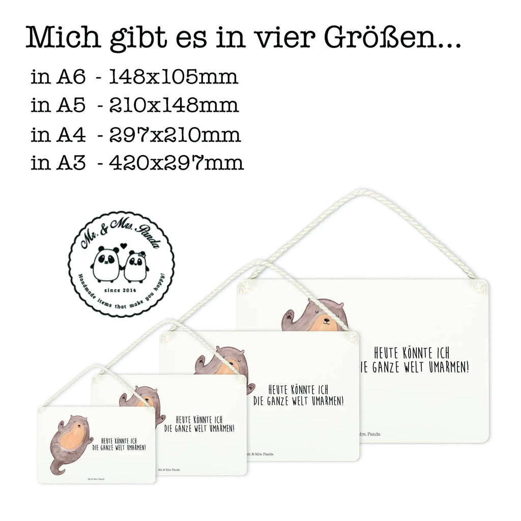 Deko Schild Otter Umarmen Dekoschild, Deko Schild, Schild, Tür Schild, Türschild, Holzschild, Wandschild, Wanddeko, Otter, Fischotter, Seeotter, Otter Seeotter See Otter