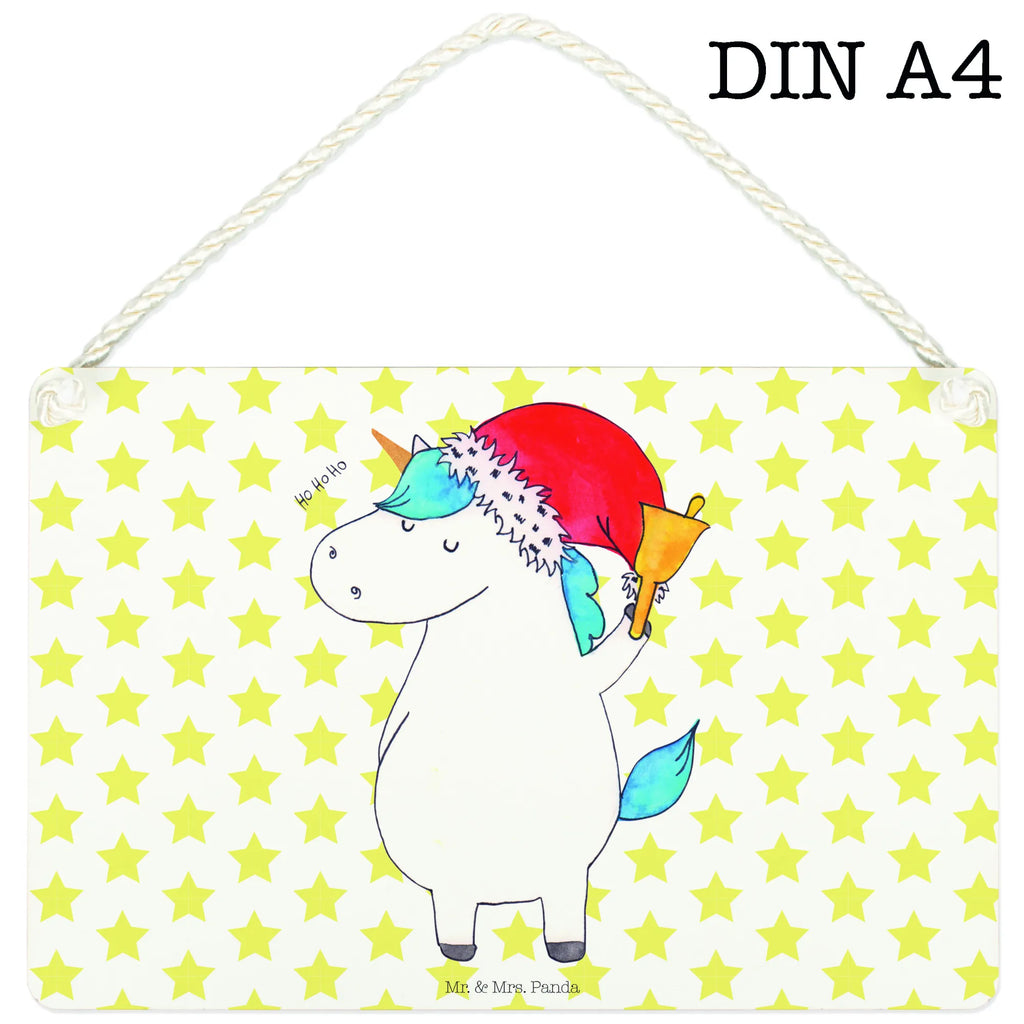 Deko Schild Einhorn Weihnachtsmann Dekoschild, Deko Schild, Schild, Tür Schild, Türschild, Holzschild, Wandschild, Wanddeko, Einhorn, Einhörner, Einhorn Deko, Pegasus, Unicorn, Gin, Schokolade, Schoki, Weihnachten, Weihnachtsmann, Nikolaus, Wunschzettel, Wunschliste, Feenstaub