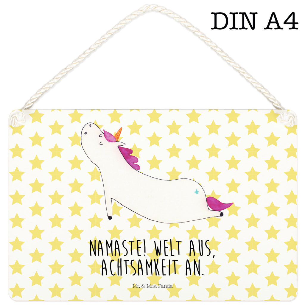 Deko Schild Einhorn Yoga Dekoschild, Deko Schild, Schild, Tür Schild, Türschild, Holzschild, Wandschild, Wanddeko, Einhorn, Einhörner, Einhorn Deko, Pegasus, Unicorn, Yoga, Namaste, Achtsamkeit, Entspannung, Joga, Yogamatte, Sport, lustig, witzig, süß