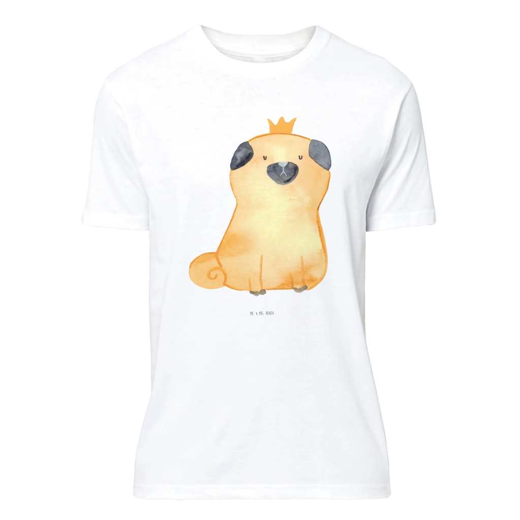 T-Shirt Standard Mops Krone T-Shirt, Shirt, Tshirt, Lustiges T-Shirt, T-Shirt mit Spruch, Party, Junggesellenabschied, Jubiläum, Geburstag, Herrn, Damen, Männer, Frauen, Schlafshirt, Nachthemd, Sprüche, Hund, Hundemotiv, Haustier, Hunderasse, Tierliebhaber, Hundebesitzer, Mops, allergisch, kinderlos, Hausregel, Hundebesitzer. Spruch, lustig