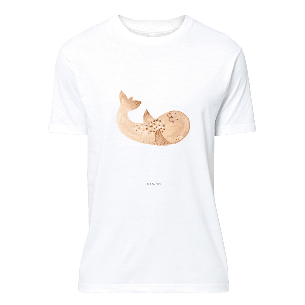 T-Shirt Standard Robbe Liegen T-Shirt, Shirt, Tshirt, Lustiges T-Shirt, T-Shirt mit Spruch, Party, Junggesellenabschied, Jubiläum, Geburstag, Herrn, Damen, Männer, Frauen, Schlafshirt, Nachthemd, Sprüche, Tiermotive, Gute Laune, lustige Sprüche, Tiere, Robbe, Robben, Seehund, Strand, Meerestier, Ostsee, Nordsee, Lachen, Freude