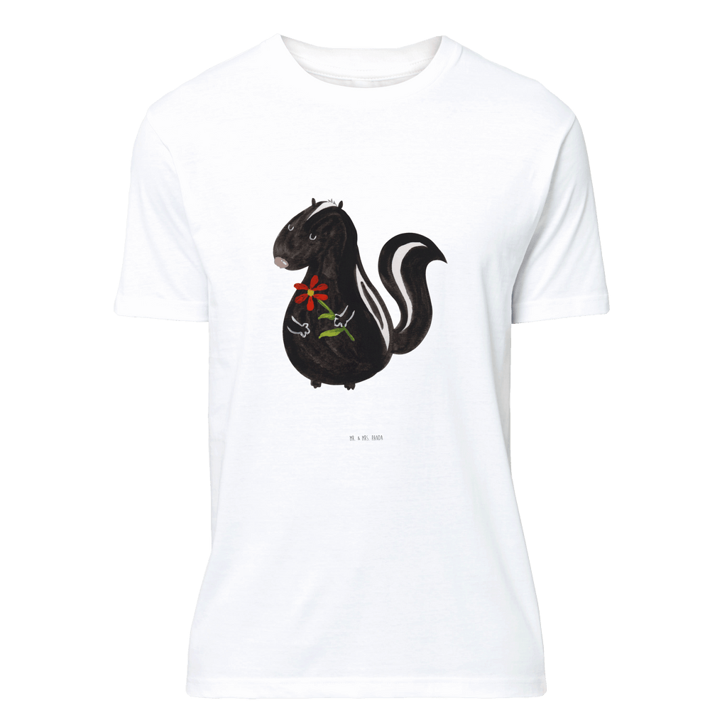 T-Shirt Standard Stinktier Blume T-Shirt, Shirt, Tshirt, Lustiges T-Shirt, T-Shirt mit Spruch, Party, Junggesellenabschied, Jubiläum, Geburstag, Herrn, Damen, Männer, Frauen, Schlafshirt, Nachthemd, Sprüche, Stinktier, Skunk, Wildtier, Raubtier, Stinker, Stinki, Tagträumer, verträumt, Dreams, Träume