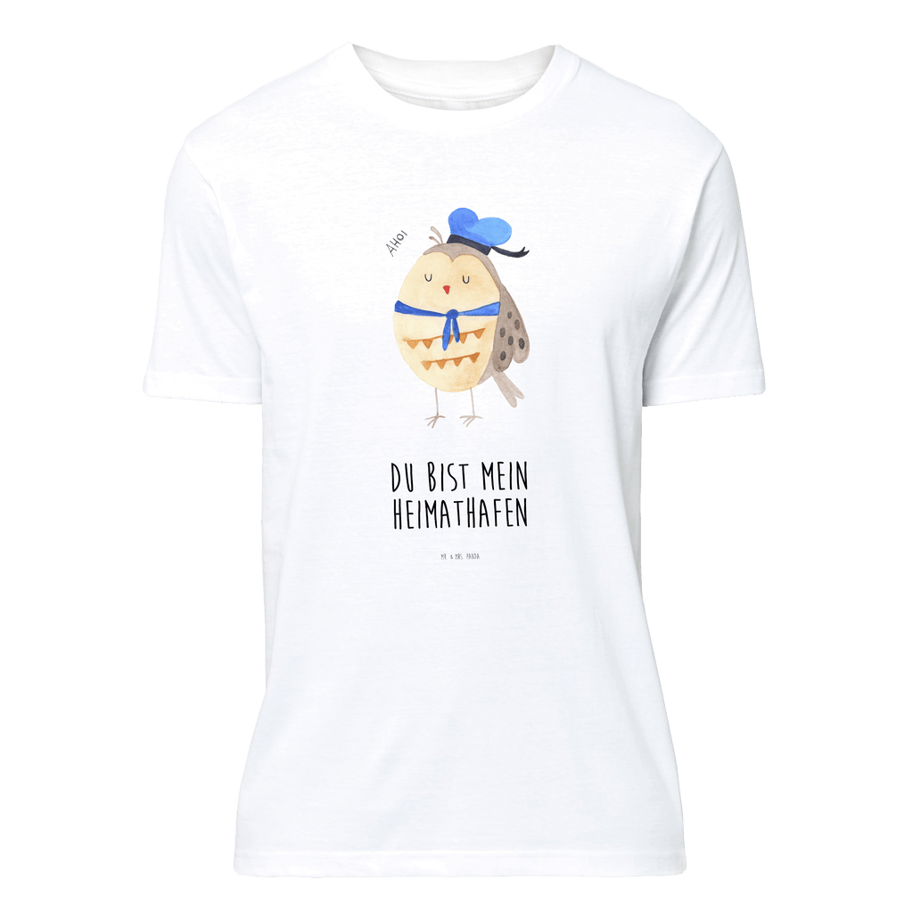 T-Shirt Standard Eule Matrose T-Shirt, Shirt, Tshirt, Lustiges T-Shirt, T-Shirt mit Spruch, Party, Junggesellenabschied, Jubiläum, Geburstag, Herrn, Damen, Männer, Frauen, Schlafshirt, Nachthemd, Sprüche, Eule, Eule Spruch, Eule Deko, Owl, Wortspiel lustig, Matrose, Freundin, Ehe, Seefahrer, Heimathafen, Hochzeitstag Geschenk