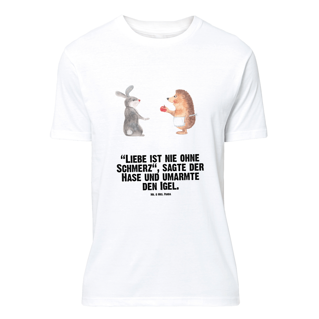 T-Shirt Standard Hase Igel T-Shirt, Shirt, Tshirt, Lustiges T-Shirt, T-Shirt mit Spruch, Party, Junggesellenabschied, Jubiläum, Geburstag, Herrn, Damen, Männer, Frauen, Schlafshirt, Nachthemd, Sprüche, Tiermotive, Gute Laune, lustige Sprüche, Tiere, Igel und Hase, Igel, Hase, Liebe Spruch, Liebeskummer Geschenk, Herzschmerz, Trösten, Trennungsschmerz, Spruch romantisch