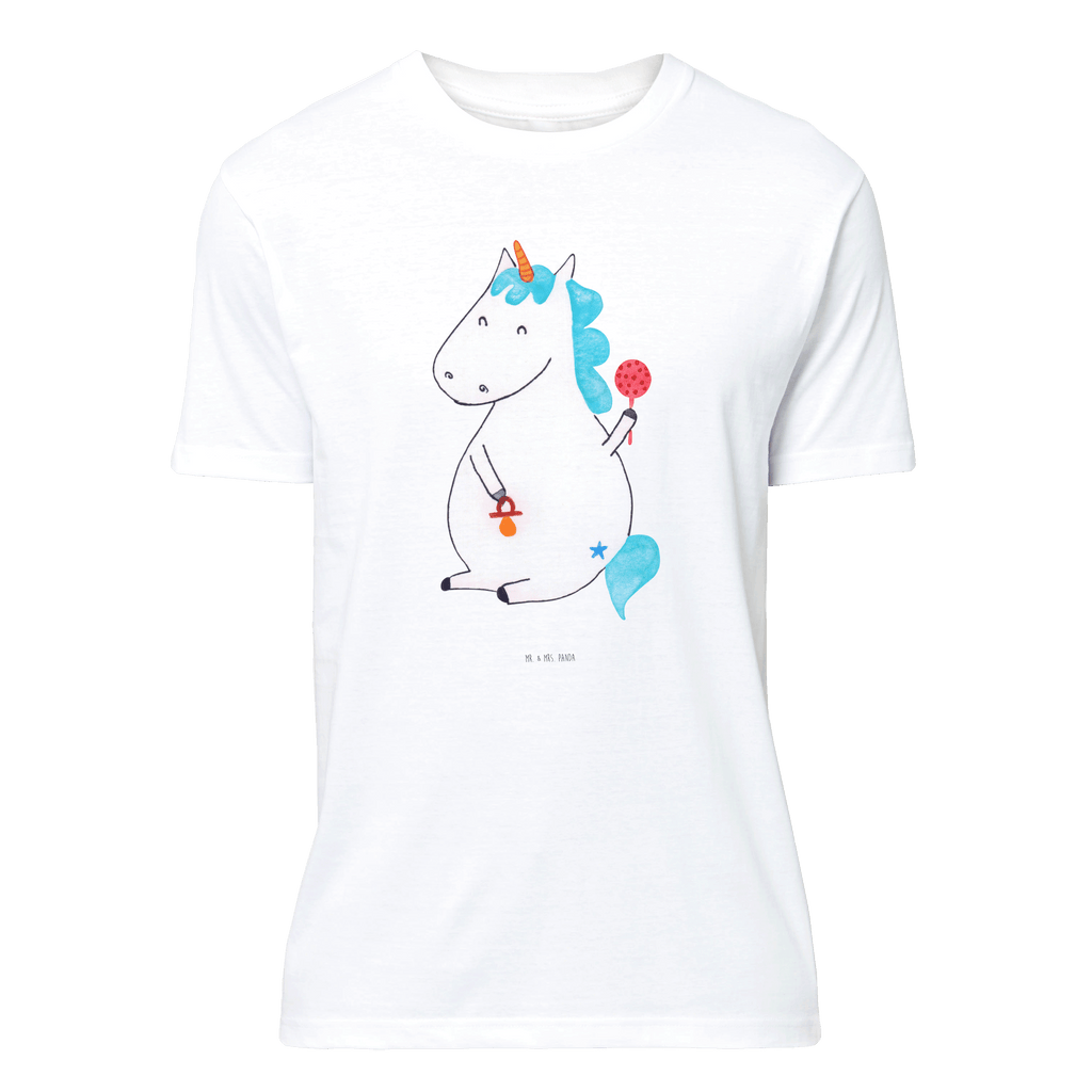 T-Shirt Standard Einhorn Baby T-Shirt, Shirt, Tshirt, Lustiges T-Shirt, T-Shirt mit Spruch, Party, Junggesellenabschied, Jubiläum, Geburstag, Herrn, Damen, Männer, Frauen, Schlafshirt, Nachthemd, Sprüche, Einhorn, Einhörner, Einhorn Deko, Pegasus, Unicorn, Mutter, Geburt, Geburtstag, erstes Kind, Baby, Babyglück, Nachwuchs, Eltern, Kind, Schnuller