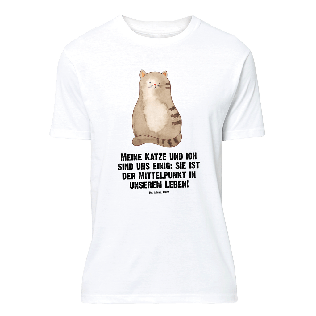 T-Shirt Standard Katze Sitzen T-Shirt, Shirt, Tshirt, Lustiges T-Shirt, T-Shirt mit Spruch, Party, Junggesellenabschied, Jubiläum, Geburstag, Herrn, Damen, Männer, Frauen, Schlafshirt, Nachthemd, Sprüche, Katze, Katzenmotiv, Katzenfan, Katzendeko, Katzenfreund, Katzenliebhaber, Katzenprodukte, Katzenartikel, Katzenaccessoires, Katzensouvenirs, Katzenliebhaberprodukte, Katzenmotive, Katzen, Kater, Mietze, Cat, Cats, Katzenhalter, Katzenbesitzerin, Haustier, Katzenliebe, Lebensinhalt, Liebe, Mittelpunkt, Familie