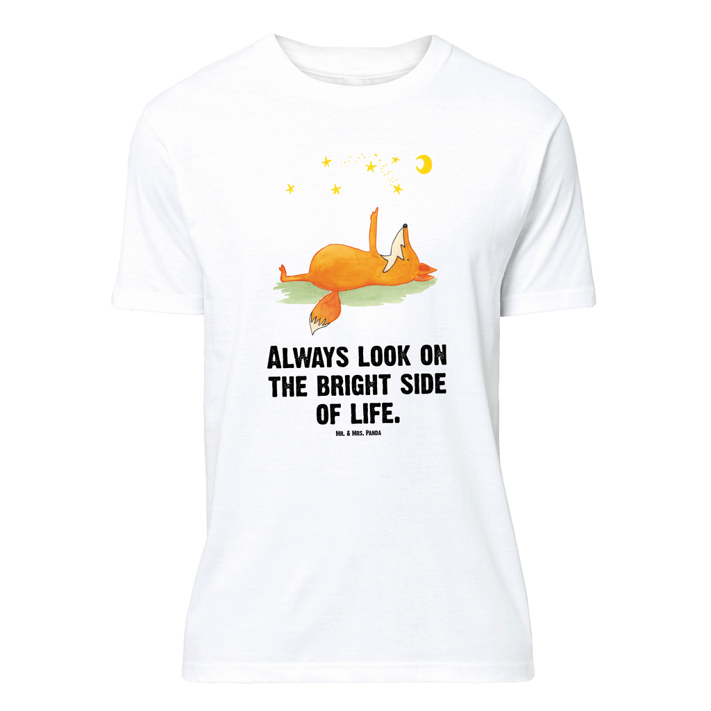 T-Shirt Standard Fuchs Sterne T-Shirt, Shirt, Tshirt, Lustiges T-Shirt, T-Shirt mit Spruch, Party, Junggesellenabschied, Jubiläum, Geburstag, Herrn, Damen, Männer, Frauen, Schlafshirt, Nachthemd, Sprüche, Fuchs, Füchse, tröstende Worte, Spruch positiv, Spruch schön, Romantik, Always Look on the Bright Side of Life