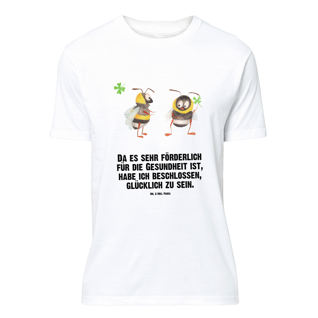 T-Shirt Standard Hummeln Kleeblatt T-Shirt, Shirt, Tshirt, Lustiges T-Shirt, T-Shirt mit Spruch, Party, Junggesellenabschied, Jubiläum, Geburstag, Herrn, Damen, Männer, Frauen, Schlafshirt, Nachthemd, Sprüche, Tiermotive, Gute Laune, lustige Sprüche, Tiere, Hummel, Biene, Spruch positiv, Biene Deko, Spruch schön, glücklich sein, glücklich werden, Spruch fröhlich