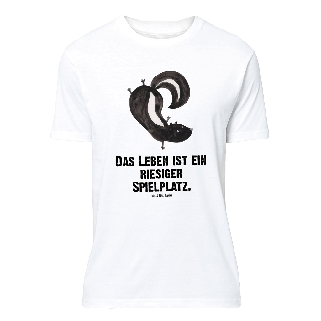 T-Shirt Standard Stinktier Handstand T-Shirt, Shirt, Tshirt, Lustiges T-Shirt, T-Shirt mit Spruch, Party, Junggesellenabschied, Jubiläum, Geburstag, Herrn, Damen, Männer, Frauen, Schlafshirt, Nachthemd, Sprüche, Stinktier, Skunk, Wildtier, Raubtier, Stinker, Stinki, Spielplatz, verpielt, Kind