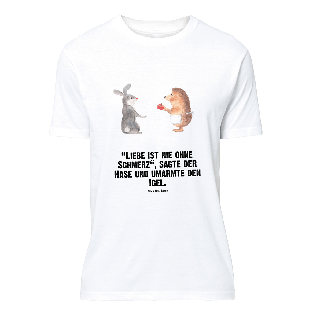 T-Shirt Standard Hase Igel T-Shirt, Shirt, Tshirt, Lustiges T-Shirt, T-Shirt mit Spruch, Party, Junggesellenabschied, Jubiläum, Geburstag, Herrn, Damen, Männer, Frauen, Schlafshirt, Nachthemd, Sprüche, Tiermotive, Gute Laune, lustige Sprüche, Tiere, Igel und Hase, Igel, Hase, Liebe Spruch, Liebeskummer Geschenk, Herzschmerz, Trösten, Trennungsschmerz, Spruch romantisch