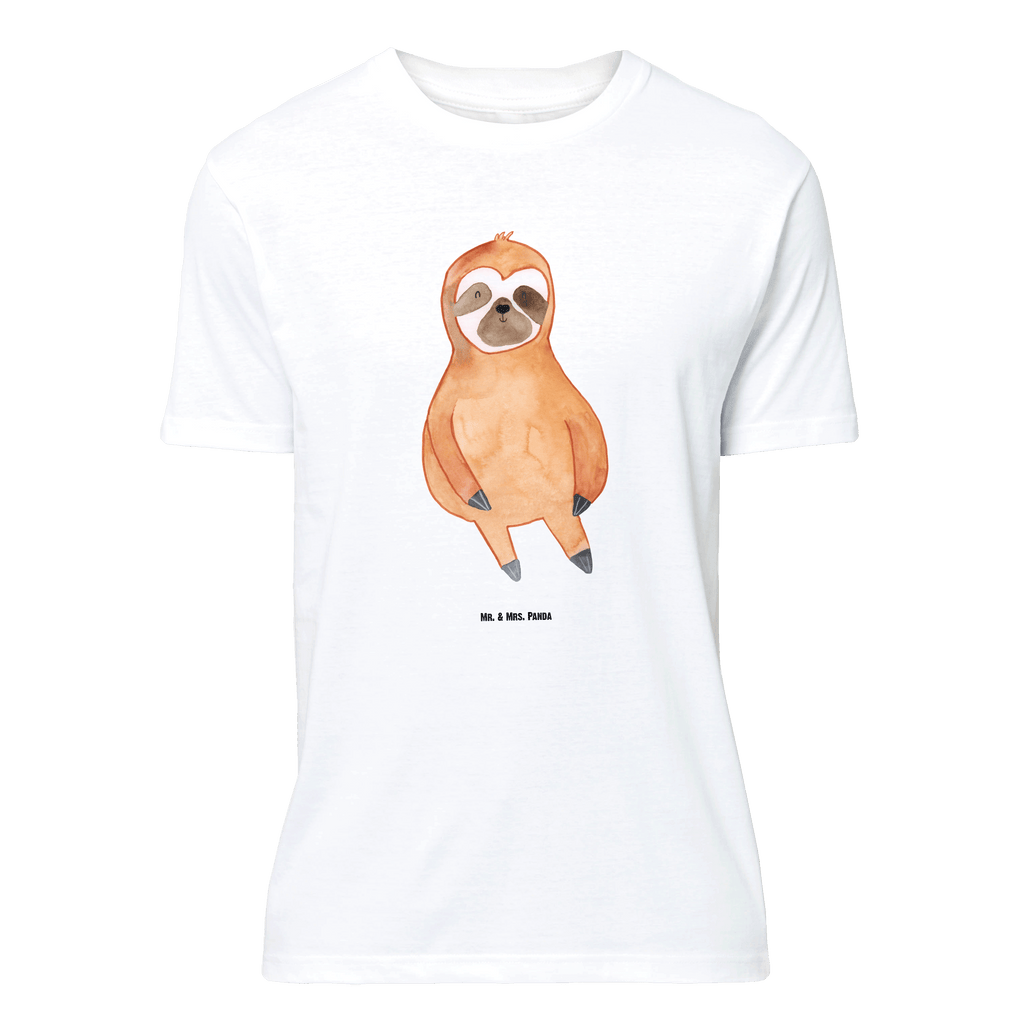 T-Shirt Standard Faultier Zufrieden T-Shirt, Shirt, Tshirt, Lustiges T-Shirt, T-Shirt mit Spruch, Party, Junggesellenabschied, Jubiläum, Geburstag, Herrn, Damen, Männer, Frauen, Schlafshirt, Nachthemd, Sprüche, Faultier, Faultier Geschenk, Faultier Deko, Faultiere, faul, Lieblingstier, Pause, relaxen, Glück, glücklich, zufrieden, happy, Zufriedenheit, Gelassenheit, Ruhe, Frieden