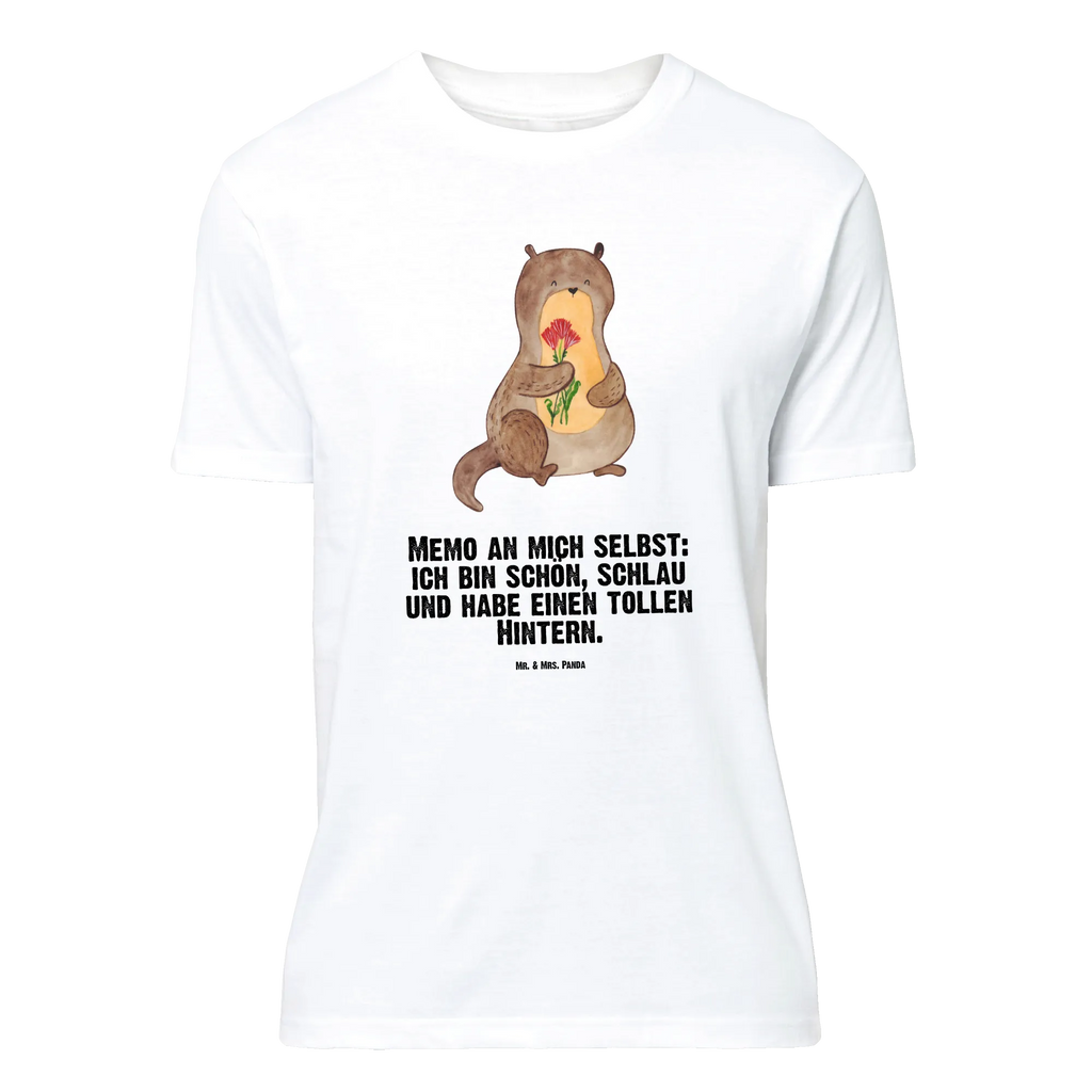 T-Shirt Standard Otter Blumenstrauß T-Shirt, Shirt, Tshirt, Lustiges T-Shirt, T-Shirt mit Spruch, Party, Junggesellenabschied, Jubiläum, Geburstag, Herrn, Damen, Männer, Frauen, Schlafshirt, Nachthemd, Sprüche, Otter, Fischotter, Seeotter, Otter Seeotter See Otter