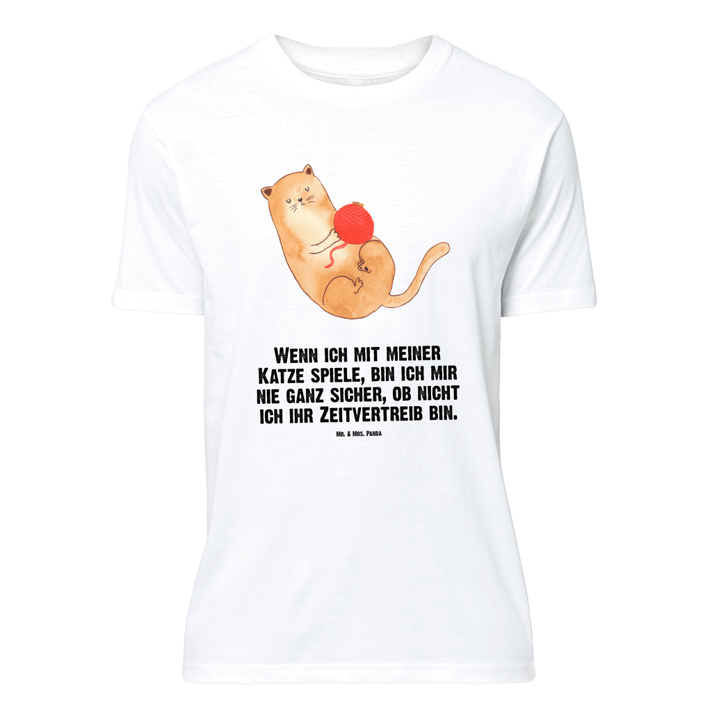 T-Shirt Standard Katze Wolle T-Shirt, Shirt, Tshirt, Lustiges T-Shirt, T-Shirt mit Spruch, Party, Junggesellenabschied, Jubiläum, Geburstag, Herrn, Damen, Männer, Frauen, Schlafshirt, Nachthemd, Sprüche, Katze, Katzenmotiv, Katzenfan, Katzendeko, Katzenfreund, Katzenliebhaber, Katzenprodukte, Katzenartikel, Katzenaccessoires, Katzensouvenirs, Katzenliebhaberprodukte, Katzenmotive, Katzen, Kater, Mietze, Cat, Cats, Katzenhalter, Katzenbesitzerin, Haustier, Wollknäuel, Wolle, Spielen, Spiel, verspielt