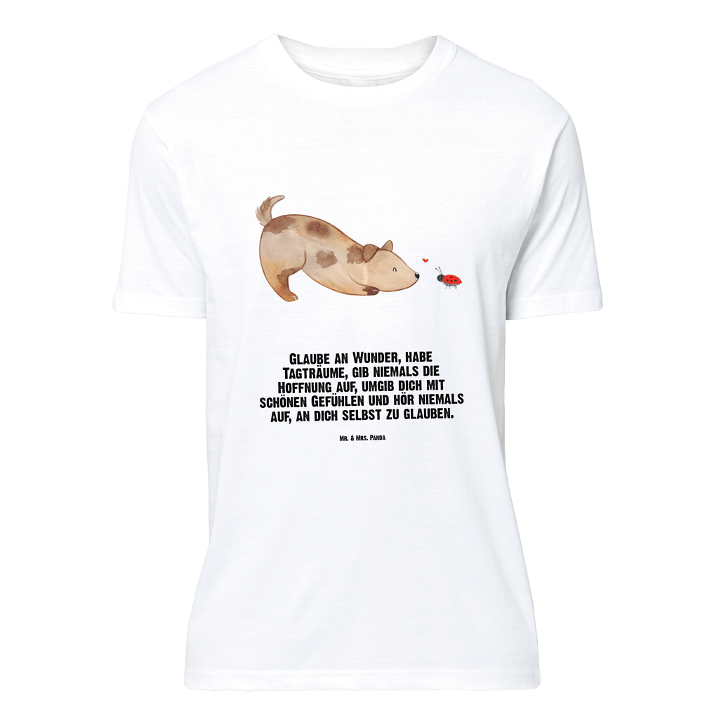 T-Shirt Standard Hund Marienkäfer T-Shirt, Shirt, Tshirt, Lustiges T-Shirt, T-Shirt mit Spruch, Party, Junggesellenabschied, Jubiläum, Geburstag, Herrn, Damen, Männer, Frauen, Schlafshirt, Nachthemd, Sprüche, Hund, Hundemotiv, Haustier, Hunderasse, Tierliebhaber, Hundebesitzer, Hunde, Hundespruch, Marienkäfer, Mischling, Mischlinghund