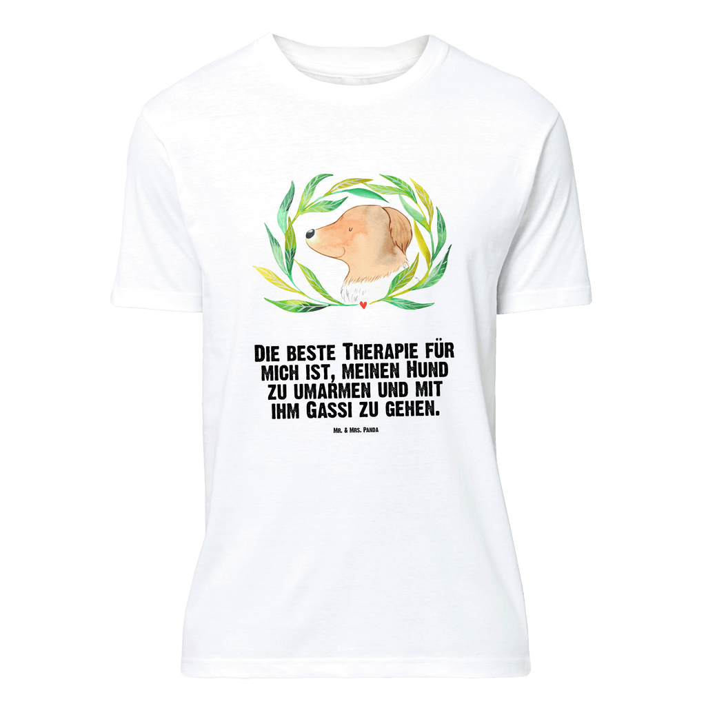 T-Shirt Standard Hund Blumen T-Shirt, Shirt, Tshirt, Lustiges T-Shirt, T-Shirt mit Spruch, Party, Junggesellenabschied, Jubiläum, Geburstag, Herrn, Damen, Männer, Frauen, Schlafshirt, Nachthemd, Sprüche, Hund, Hundemotiv, Haustier, Hunderasse, Tierliebhaber, Hundebesitzer, Ranke, Therapie, Selbsttherapie, Hundeliebe, Hundeglück, Hunde