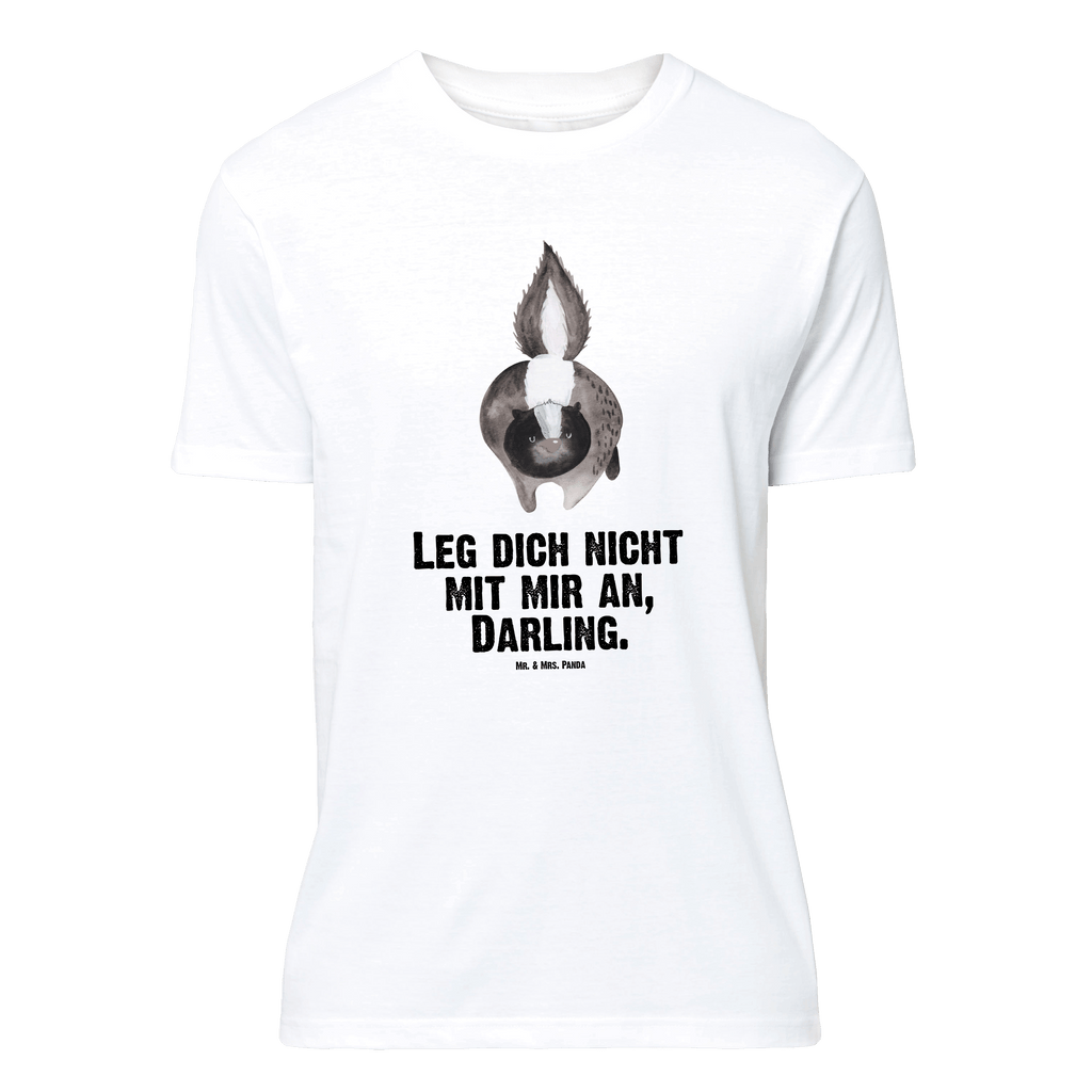 T-Shirt Standard Stinktier Angriff T-Shirt, Shirt, Tshirt, Lustiges T-Shirt, T-Shirt mit Spruch, Party, Junggesellenabschied, Jubiläum, Geburstag, Herrn, Damen, Männer, Frauen, Schlafshirt, Nachthemd, Sprüche, Stinktier, Skunk, Wildtier, Raubtier, Stinker, Stinki, wütend, Drohung