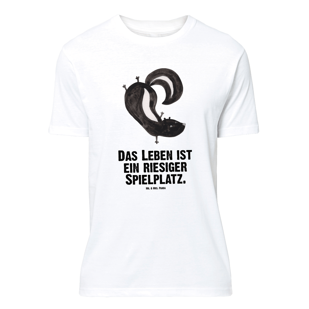 T-Shirt Standard Stinktier Handstand T-Shirt, Shirt, Tshirt, Lustiges T-Shirt, T-Shirt mit Spruch, Party, Junggesellenabschied, Jubiläum, Geburstag, Herrn, Damen, Männer, Frauen, Schlafshirt, Nachthemd, Sprüche, Stinktier, Skunk, Wildtier, Raubtier, Stinker, Stinki, Spielplatz, verpielt, Kind