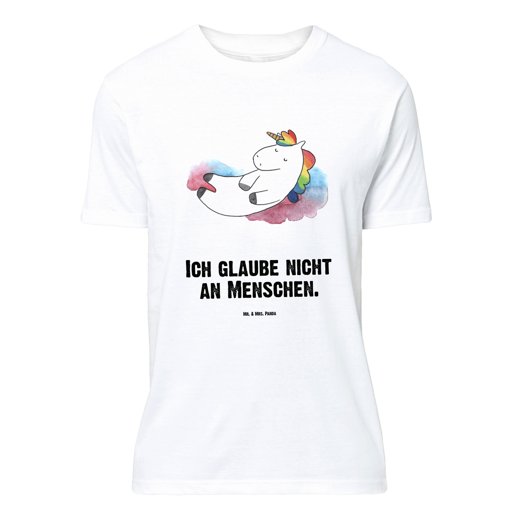 T-Shirt Standard Einhorn Wolke 7 T-Shirt, Shirt, Tshirt, Lustiges T-Shirt, T-Shirt mit Spruch, Party, Junggesellenabschied, Jubiläum, Geburstag, Herrn, Damen, Männer, Frauen, Schlafshirt, Nachthemd, Sprüche, Einhorn, Einhörner, Einhorn Deko, Pegasus, Unicorn, verliebt, Menschen, witzig, lustig, Geschenk, Glaube, Realität, Lächeln