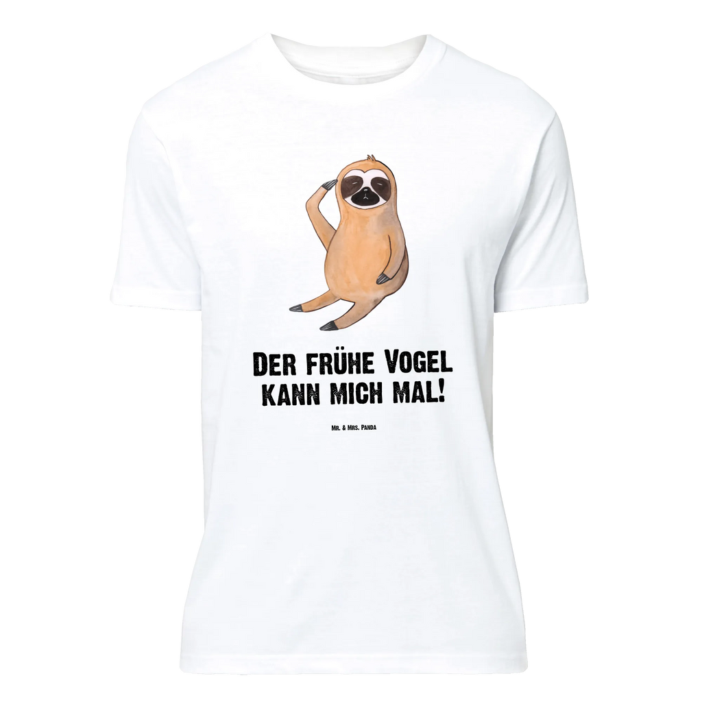 T-Shirt Standard Faultier Vogel T-Shirt, Shirt, Tshirt, Lustiges T-Shirt, T-Shirt mit Spruch, Party, Junggesellenabschied, Jubiläum, Geburstag, Herrn, Damen, Männer, Frauen, Schlafshirt, Nachthemd, Sprüche, Faultier, Faultier Geschenk, Faultier Deko, Faultiere, faul, Lieblingstier, Spinner, früher Vogel, der frühe Vogel, Frühaufsteher, Morgenmuffel, Vogel, Faultierwelt