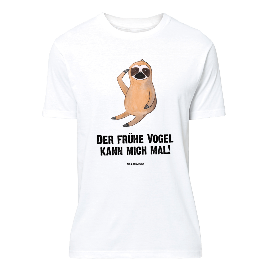 T-Shirt Standard Faultier Vogel T-Shirt, Shirt, Tshirt, Lustiges T-Shirt, T-Shirt mit Spruch, Party, Junggesellenabschied, Jubiläum, Geburstag, Herrn, Damen, Männer, Frauen, Schlafshirt, Nachthemd, Sprüche, Faultier, Faultier Geschenk, Faultier Deko, Faultiere, faul, Lieblingstier, Spinner, früher Vogel, der frühe Vogel, Frühaufsteher, Morgenmuffel, Vogel, Faultierwelt