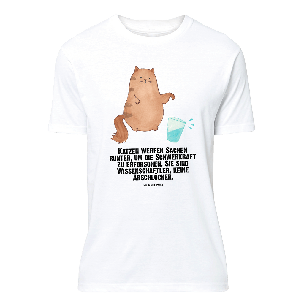 T-Shirt Standard Katze Wasserglas T-Shirt, Shirt, Tshirt, Lustiges T-Shirt, T-Shirt mit Spruch, Party, Junggesellenabschied, Jubiläum, Geburstag, Herrn, Damen, Männer, Frauen, Schlafshirt, Nachthemd, Sprüche, Katze, Katzenmotiv, Katzenfan, Katzendeko, Katzenfreund, Katzenliebhaber, Katzenprodukte, Katzenartikel, Katzenaccessoires, Katzensouvenirs, Katzenliebhaberprodukte, Katzenmotive, Katzen, Kater, Mietze, Cat, Cats, Katzenhalter, Katzenbesitzerin, Haustier, Wasser, Glas