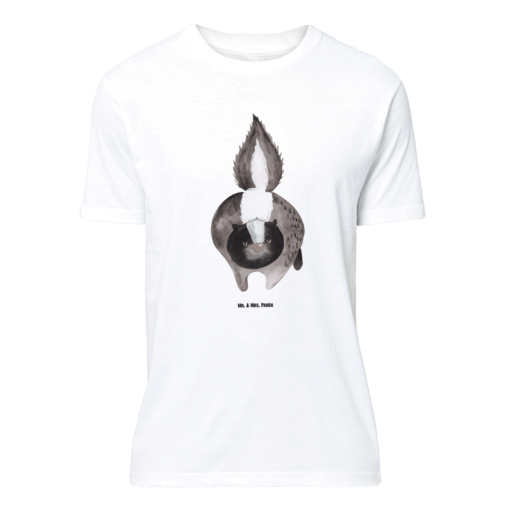 T-Shirt Standard Stinktier Angriff T-Shirt, Shirt, Tshirt, Lustiges T-Shirt, T-Shirt mit Spruch, Party, Junggesellenabschied, Jubiläum, Geburstag, Herrn, Damen, Männer, Frauen, Schlafshirt, Nachthemd, Sprüche, Stinktier, Skunk, Wildtier, Raubtier, Stinker, Stinki, wütend, Drohung