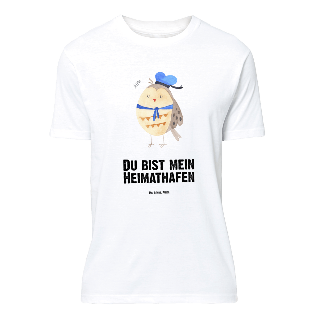 T-Shirt Standard Eule Matrose T-Shirt, Shirt, Tshirt, Lustiges T-Shirt, T-Shirt mit Spruch, Party, Junggesellenabschied, Jubiläum, Geburstag, Herrn, Damen, Männer, Frauen, Schlafshirt, Nachthemd, Sprüche, Eule, Eule Spruch, Eule Deko, Owl, Wortspiel lustig, Matrose, Freundin, Ehe, Seefahrer, Heimathafen, Hochzeitstag Geschenk