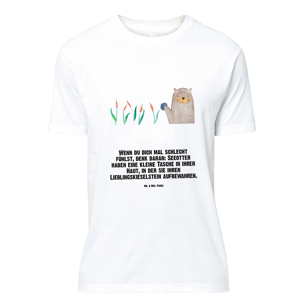 T-Shirt Standard Otter Stein T-Shirt, Shirt, Tshirt, Lustiges T-Shirt, T-Shirt mit Spruch, Party, Junggesellenabschied, Jubiläum, Geburstag, Herrn, Damen, Männer, Frauen, Schlafshirt, Nachthemd, Sprüche, Otter, Fischotter, Seeotter, Otter Seeotter See Otter