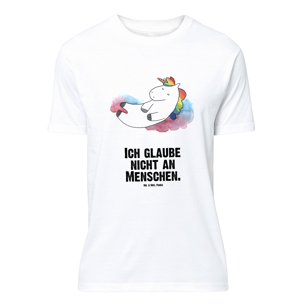 T-Shirt Standard Einhorn Wolke 7 T-Shirt, Shirt, Tshirt, Lustiges T-Shirt, T-Shirt mit Spruch, Party, Junggesellenabschied, Jubiläum, Geburstag, Herrn, Damen, Männer, Frauen, Schlafshirt, Nachthemd, Sprüche, Einhorn, Einhörner, Einhorn Deko, Pegasus, Unicorn, verliebt, Menschen, witzig, lustig, Geschenk, Glaube, Realität, Lächeln