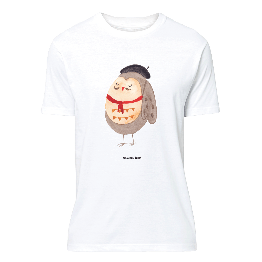 T-Shirt Standard Eule Frankreich T-Shirt, Shirt, Tshirt, Lustiges T-Shirt, T-Shirt mit Spruch, Party, Junggesellenabschied, Jubiläum, Geburstag, Herrn, Damen, Männer, Frauen, Schlafshirt, Nachthemd, Sprüche, Eule, Eulen, Eule Deko, Owl, hibou, La vie est belle, das Leben ist schön, Spruch schön, Spruch Französisch, Frankreich