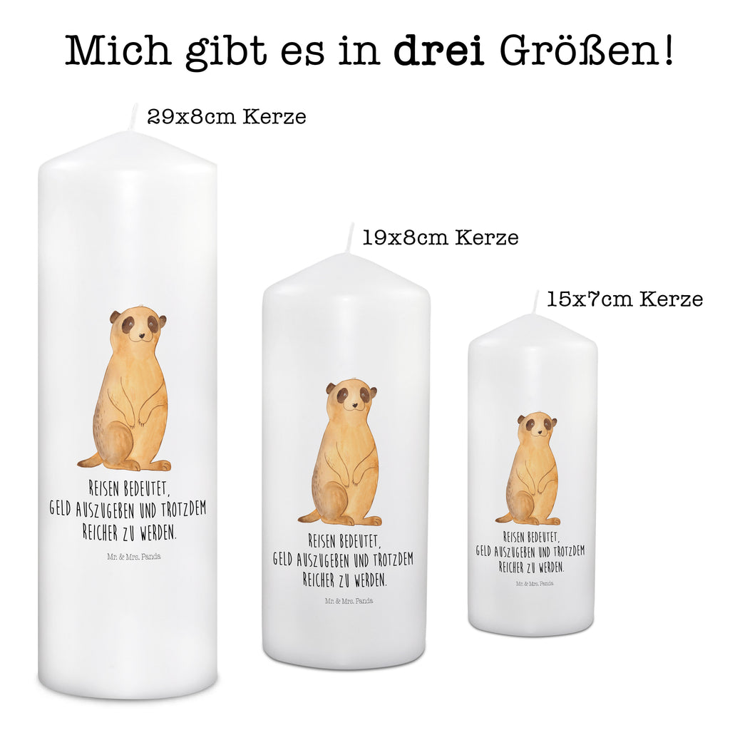 Kerze Erdmännchen Kerze, Taufkerze, Kommunionskerze, Geburtstagskerze, Geschenk Kerze, Taufgeschenk Kerze, Kerze mit Druck, Besondere Kerze, Geschenkidee Kerze, Kerze für Kommunion, Geburtstag Kerze, Kommunion Kerze, Afrika, Wildtiere, Erdmännchen, Reisen, Spruch, Weltreise, Afrikareise, Roadtrip, Traveling