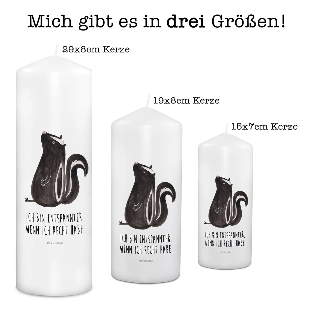 Kerze Stinktier Sitzen Kerze, Taufkerze, Kommunionskerze, Geburtstagskerze, Geschenk Kerze, Taufgeschenk Kerze, Kerze mit Druck, Besondere Kerze, Geschenkidee Kerze, Kerze für Kommunion, Geburtstag Kerze, Kommunion Kerze, Stinktier, Skunk, Wildtier, Raubtier, Stinker, Stinki, Spruch, Büro, Recht, Besserwisser