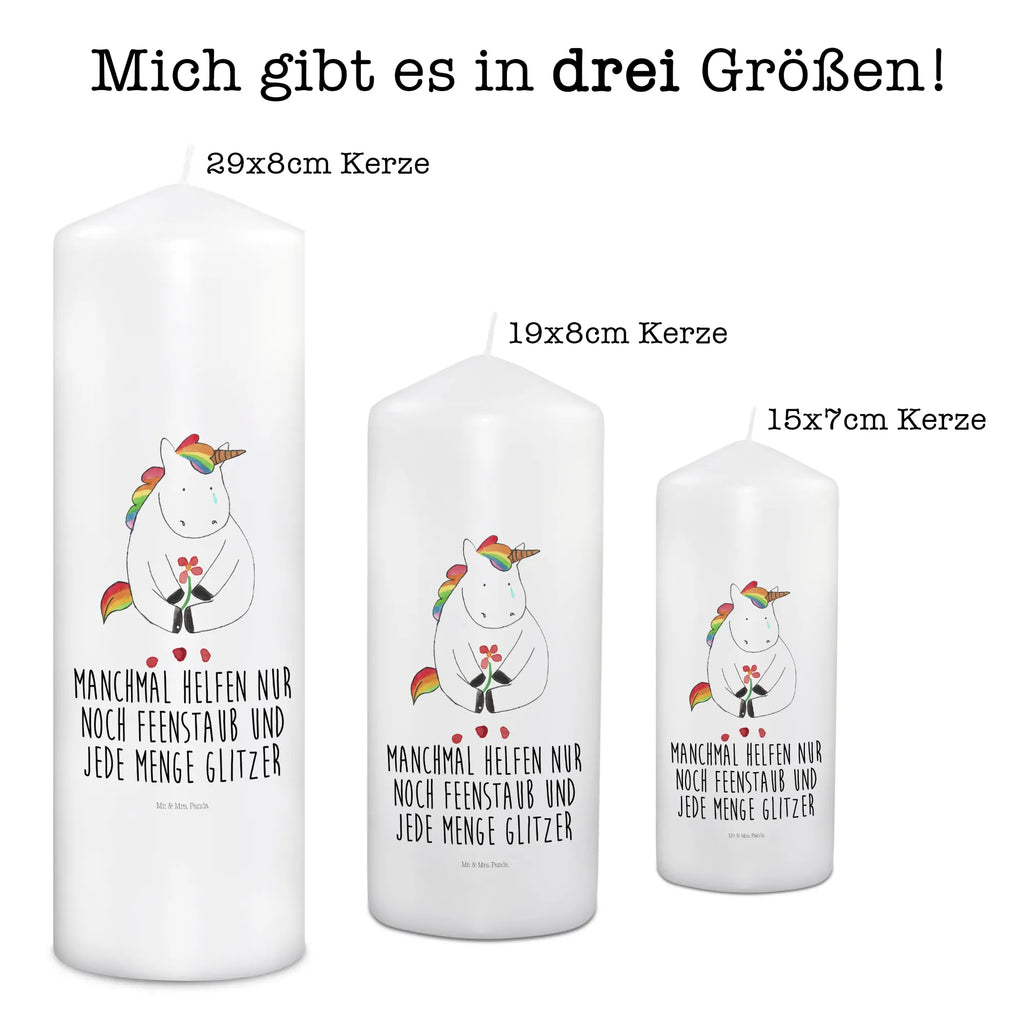 Kerze Einhorn Traurig Kerze, Taufkerze, Kommunionskerze, Geburtstagskerze, Geschenk Kerze, Taufgeschenk Kerze, Kerze mit Druck, Besondere Kerze, Geschenkidee Kerze, Kerze für Kommunion, Geburtstag Kerze, Kommunion Kerze, Einhorn, Einhörner, Einhorn Deko, Unicorn, Glitzer, Trösten. Freundschaft, Freunde, Liebe, Trauer, Grußkarte, Blume