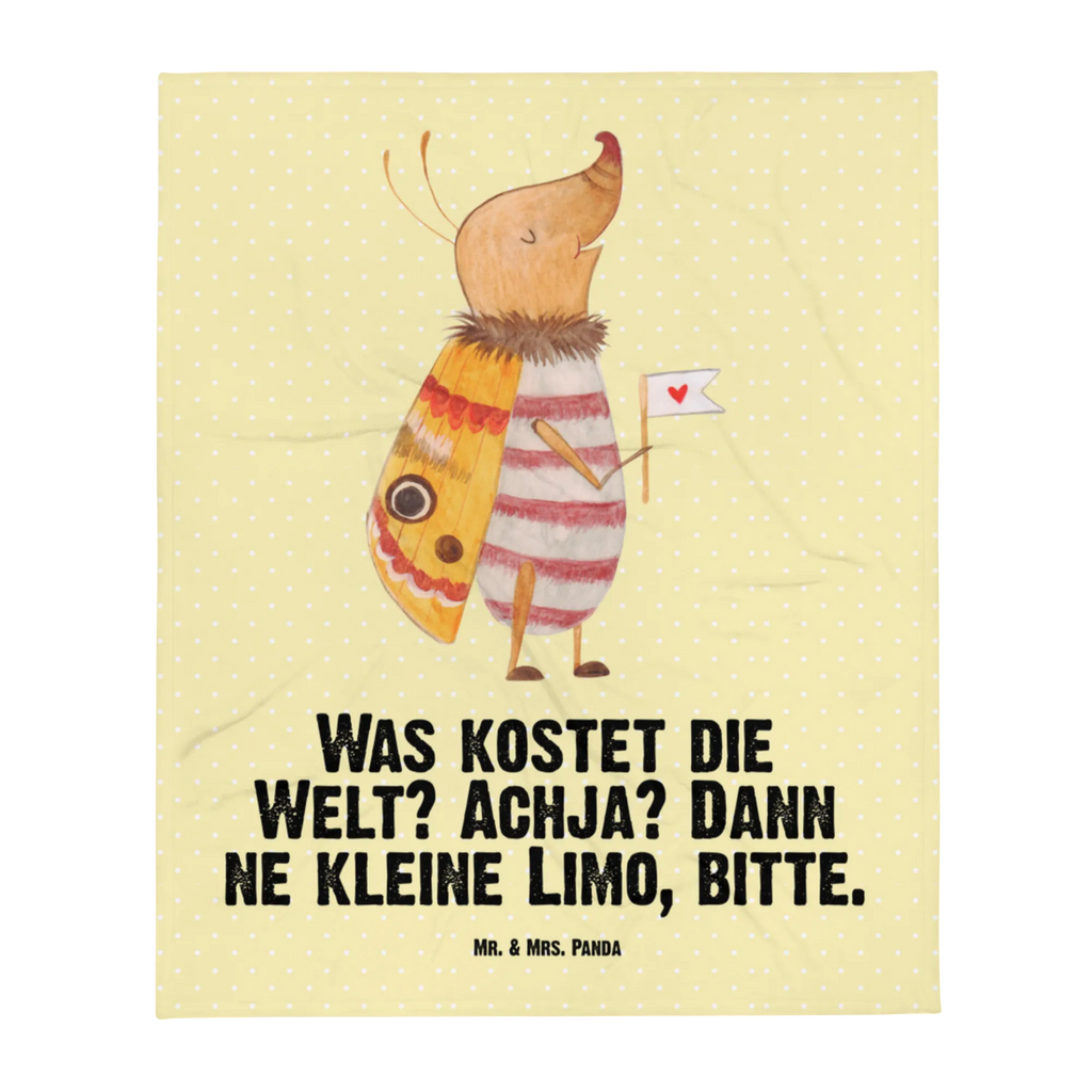 Babydecke Nachtfalter mit Fähnchen Babydecke, Babygeschenk, Geschenk Geburt, Babyecke Kuscheldecke, Krabbeldecke, Tiermotive, Gute Laune, lustige Sprüche, Tiere, Nachtfalter, Käfer, Spruch lustig, Spruch witzig, süß, niedlich, Küche Deko, Was kostet die Welt