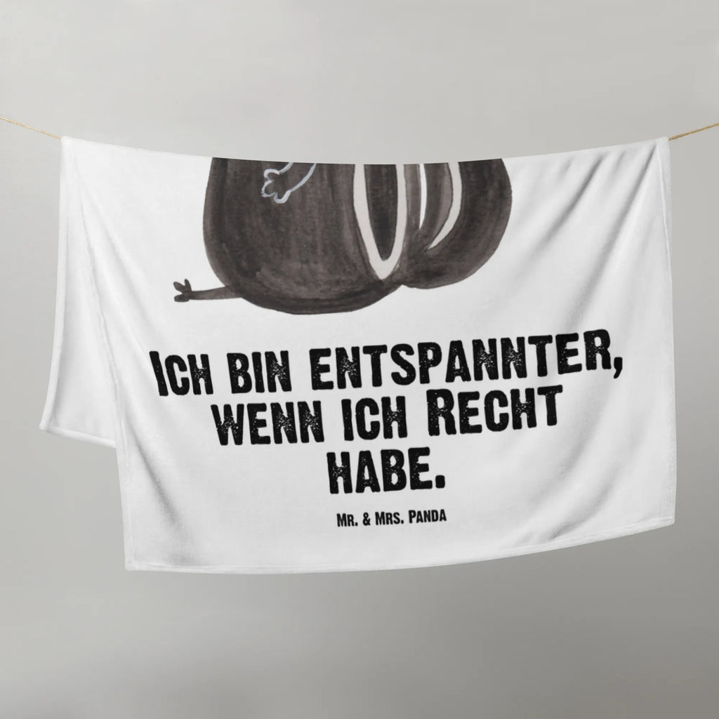 Babydecke Stinktier Sitzen Babydecke, Babygeschenk, Geschenk Geburt, Babyecke Kuscheldecke, Krabbeldecke, Stinktier, Skunk, Wildtier, Raubtier, Stinker, Stinki, Spruch, Büro, Recht, Besserwisser