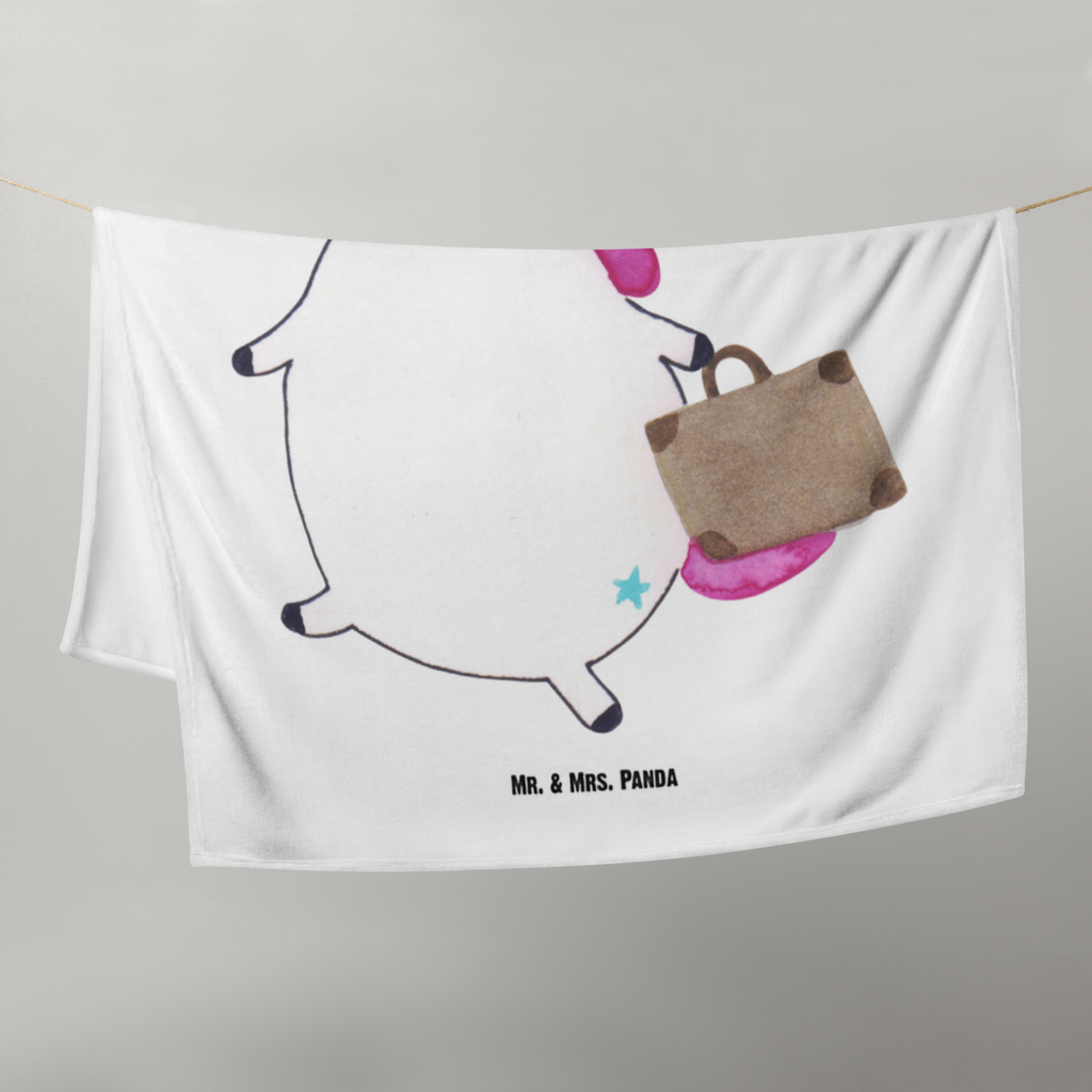 Babydecke Einhorn Koffer Babydecke, Babygeschenk, Geschenk Geburt, Babyecke Kuscheldecke, Krabbeldecke, Einhorn, Einhörner, Einhorn Deko, Pegasus, Unicorn, unicorn, Koffer, Verreisen, Reise, Gepäck, Abenteuer, Erwachsen, Kind, albern, Spaß, lustig, witzig