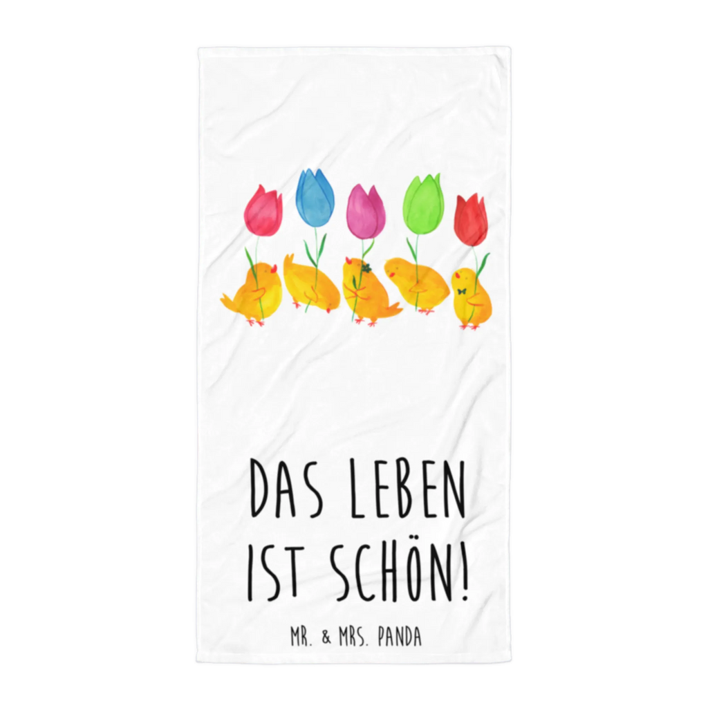 XL Badehandtuch Küken Parade Handtuch, Badetuch, Duschtuch, Strandtuch, Saunatuch, Ostern, Osterhase, Ostergeschenke, Osternest, Osterdeko, Geschenke zu Ostern, Ostern Geschenk, Ostergeschenke Kinder, Ostern Kinder, Küken, Parade, Tulpen, Frohe Ostern, Ostergrüße, Blumen