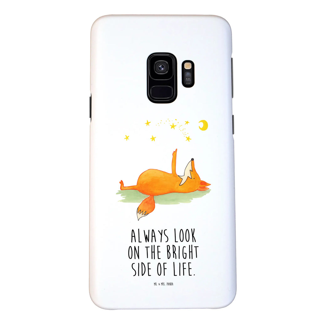 Handyhülle Fuchs Sterne Handyhülle, Handycover, Cover, Handy, Hülle, Iphone 10, Iphone X, Fuchs, Füchse, tröstende Worte, Spruch positiv, Spruch schön, Romantik, Always Look on the Bright Side of Life