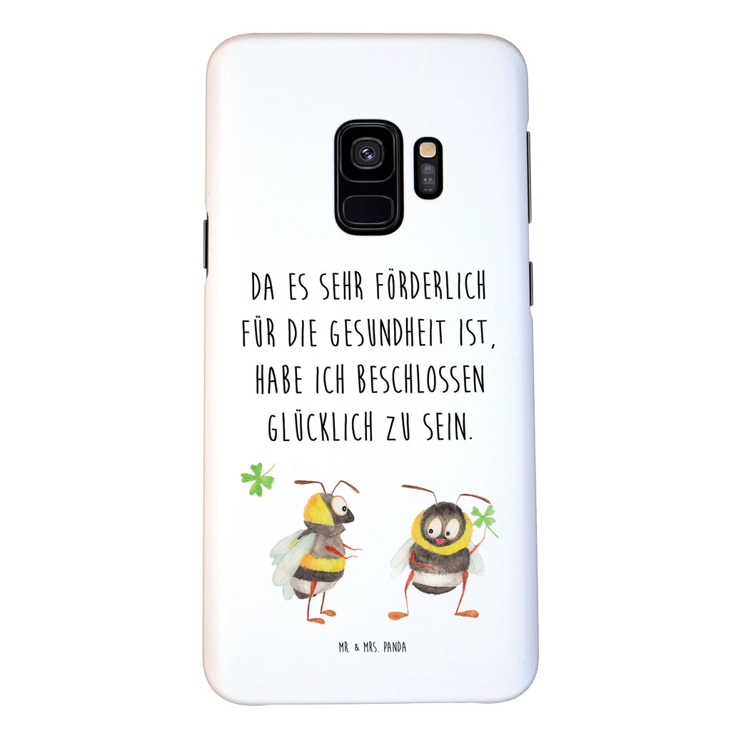 Handyhülle Hummeln Kleeblatt Handyhülle, Handycover, Cover, Handy, Hülle, Iphone 10, Iphone X, Tiermotive, Gute Laune, lustige Sprüche, Tiere, Hummel, Biene, Spruch positiv, Biene Deko, Spruch schön, glücklich sein, glücklich werden, Spruch fröhlich