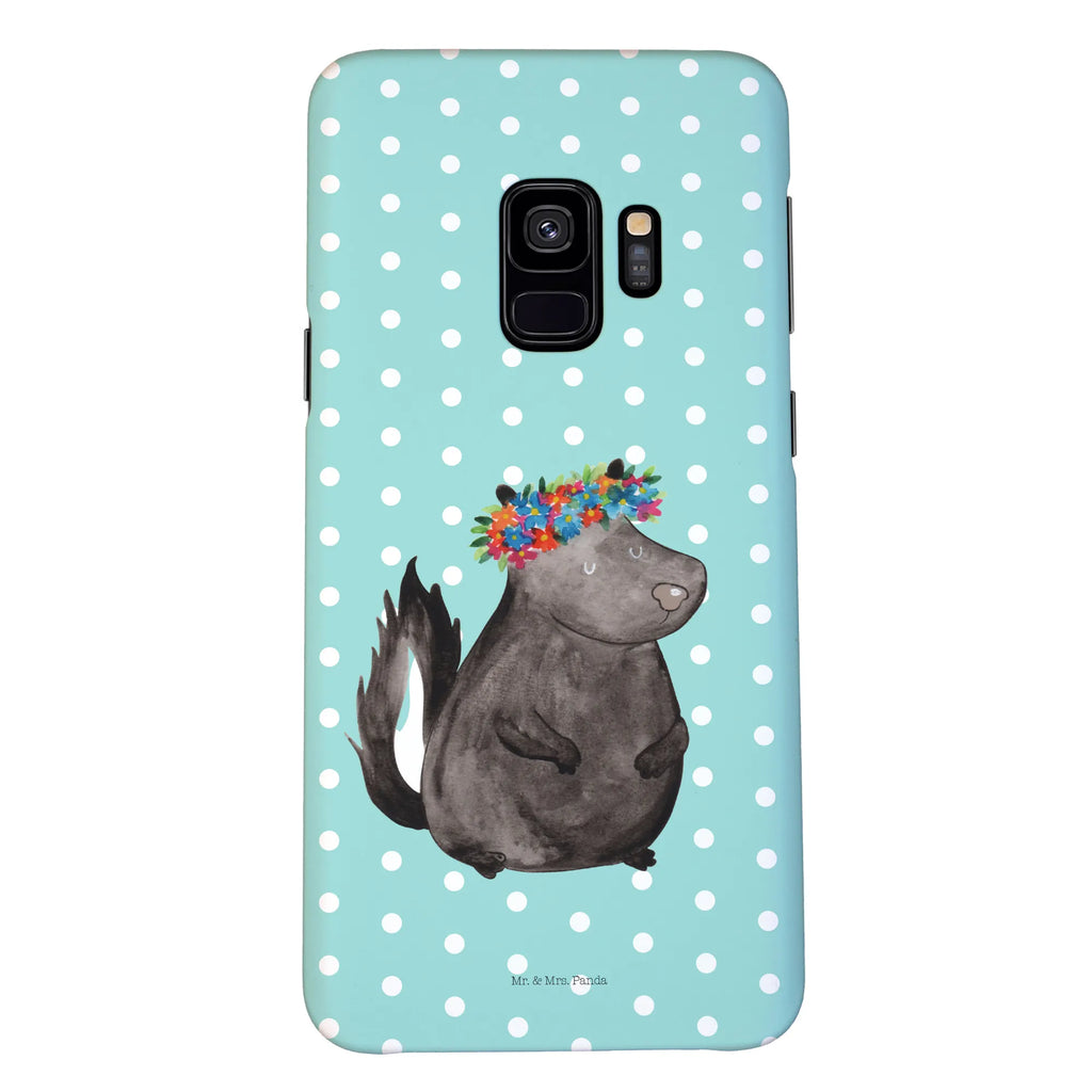 Handyhülle Stinktier Mädchen Handyhülle, Handycover, Cover, Handy, Hülle, Iphone 10, Iphone X, Stinktier, Skunk, Wildtier, Raubtier, Stinker, Stinki, Yoga, Namaste